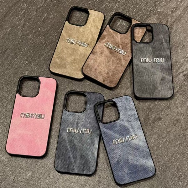 ミュウミュウ MiuMiuアイフォン17 air 16 pro max 15 plus 14pro 16e ブランドケースアイフォンAir /16プロ マックス/15 17 プロ/16カバー 落下防止耐衝撃のiPhone Air 17pro 16e 15 pro max 14  13 12 plusスマホケースアイフォン17/air/15/14 13pro 12 16+ケースブランド 手触り良い 