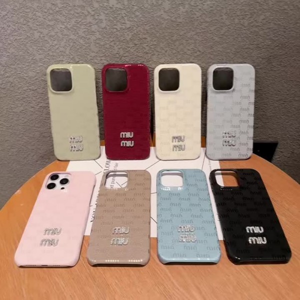 ミュウミュウ MiuMiuハイブランドiphone Air 16e 14 17 Pro Max 15 PlusケースカバーアイフォンAir /16プロ マックス/15 17 プロ/16カバー 落下防止ブランドiPhone  16プロマックス15 14 17 Air スマホカバー激安男女兼用iPhone  Air 15 14 16 17pro maxケースカバー