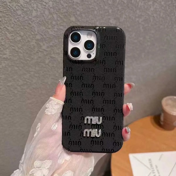 ミュウミュウ MiuMiuハイブランドiphone Air 16e 14 17 Pro Max 15 PlusケースカバーアイフォンAir /16プロ マックス/15 17 プロ/16カバー 落下防止ブランドiPhone  16プロマックス15 14 17 Air スマホカバー激安男女兼用iPhone  Air 15 14 16 17pro maxケースカバー