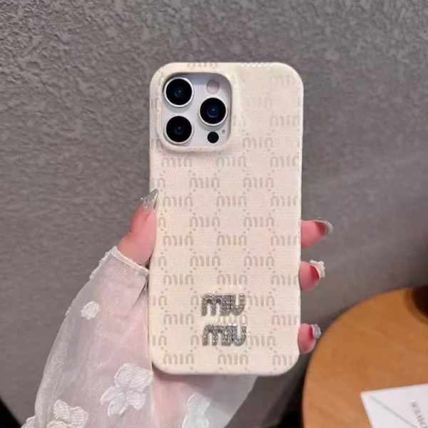 ミュウミュウ MiuMiuハイブランドiphone Air 16e 14 17 Pro Max 15 PlusケースカバーアイフォンAir /16プロ マックス/15 17 プロ/16カバー 落下防止ブランドiPhone  16プロマックス15 14 17 Air スマホカバー激安男女兼用iPhone  Air 15 14 16 17pro maxケースカバー
