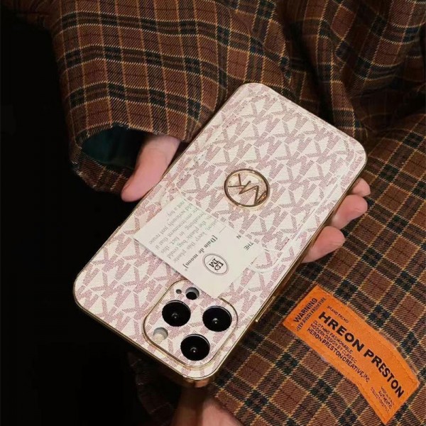 マイケルコース MK ハイブランドiphone16 14 Pro Max 15 Plusケースカバーアイフォン 16プロ マックス/15プロ/16カバー 落下防止耐衝撃のiPhone 15 pro max 14  13 12 plusスマホケースアップル 15+ 14pro 16ブランドスマホカバー薄型オシャレ