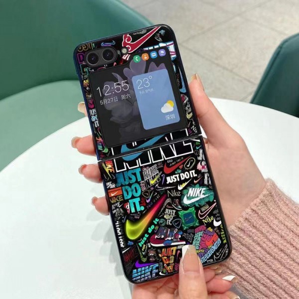 Nike ナイキブランド Samsung Z Fold 5 4 6 flip 3 4 5 6スマホカバー 流行りSamsung Z Fold5 4スマホケース気質オシャレブランドギャラクシー Z Flip 6 5 4カバー 落下保護Galaxy Z Flip5/4ケース 高級感 シンプル 逸品