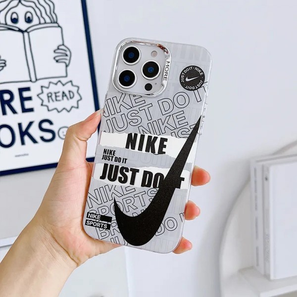 Nike ナイキハイブランドiphone Air 16e 14 17 Pro Max 15 PlusケースカバーアイフォンAir /16プロ マックス/15 17 プロ/16カバー 落下防止アイフォン17/air/15/14 13pro 12 16+ケースブランド 手触り良い 男女兼用iPhone  Air 15 14 16 17pro maxケースカバー