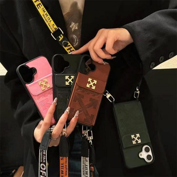 Off-White オフホワイトアイフォン16 pro max 15 plus 14pro ブランドケースハイブランドiphone16 14 Pro Max 15 Plusケースカバーアイフォン 16プロ マックス/15プロ/16カバー 落下防止アイフォン15/14 13pro 12 ケースブランド 手触り良い 