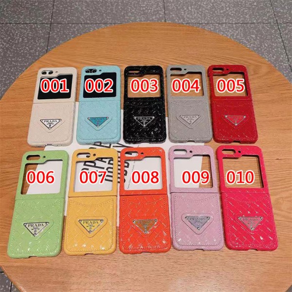Prada プラダかわいいGalaxy Z flip 6 5 4ケース 耐衝撃レザーGalaxy Z Flip5 4スマホケース 携帯カバーギャラクシー Z Fold5/Fold4ケース ビジネス 高品質 メンズ Galaxy z fold5 4ブランドスマホケース 