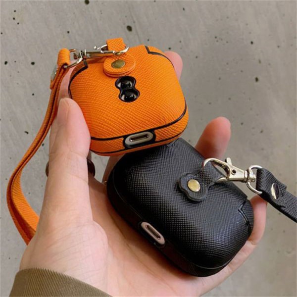 Prada プラダブランド Airpods 4/3/Pro2ケース 保護 第3世代 airpods 4/pro2 ケース ハイブランド 落下防止airpods 4 pro2ケース シリコンairpods pro2/4 3ケース ストラップ付き