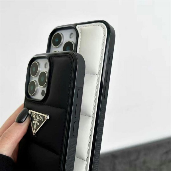 Prada プラダハイブランドiphone16e 14 Pro Max 15 Plusケースカバーアイフォン 16プロ マックス/15プロ/16カバー 落下防止耐衝撃のiPhone  16e 15 pro max 14  13 12 plusスマホケースアップル 15+ 14pro 16eブランドスマホカバー薄型オシャレ