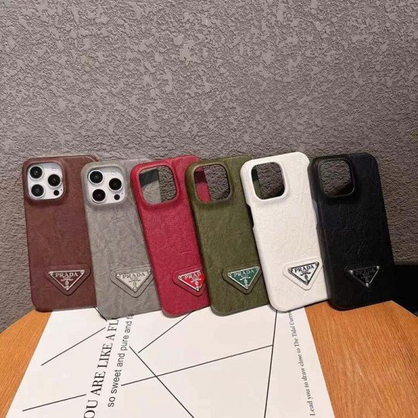 Prada プラダアイフォン16 pro max 15 plus 14pro 16e ブランドケースアイフォン15/14 13pro 12 16+ケースブランド 手触り良い 男女兼用iPhone 15 14 16 pro maxケースカバーアップル 15+ 14pro 16eブランドスマホカバー薄型オシャレ