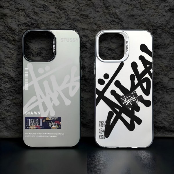 Stussy ステューシーギャラクシー s25 S23 S24 Ultra Plus ケースブランドGALAXY S24 アイホン14 15 plus 15 16 proケースレディースメンズセレブ愛用Galaxy s25+ S23 S24 samsung s24 ultraケース高級感っぽいブランドスマホケースgalaxy s24
