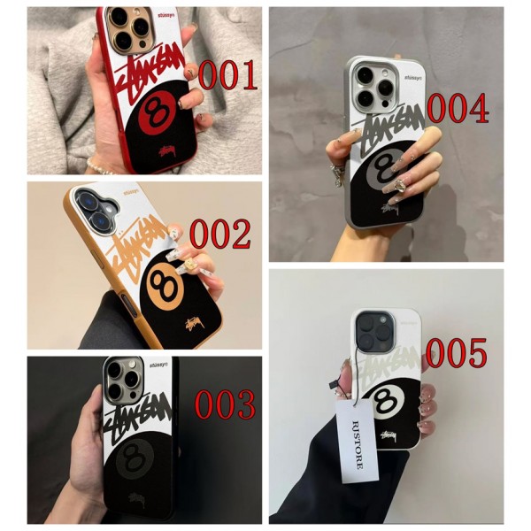 Stussy ステューシーアイフォンAir /16プロ マックス/15 17 プロ/16カバー 落下防止耐衝撃のiPhone Air 17pro 16e 15 pro max 17eスマホケースアイフォン17/17e/15/14 13pro 12 16+ケースブランド 手触り良い 男女兼用iPhone  Air 15 14 16 17pro maxケースカバー