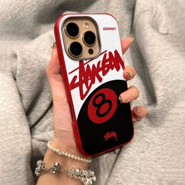 Stussy ステューシーアイフォンAir /16プロ マックス/15 17 プロ/16カバー 落下防止耐衝撃のiPhone Air 17pro 16e 15 pro max 17eスマホケースアイフォン17/17e/15/14 13pro 12 16+ケースブランド 手触り良い 男女兼用iPhone  Air 15 14 16 17pro maxケースカバー