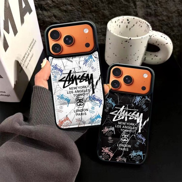 Stussy ステューシーアイフォン17 air 16 pro max 15 plus 14pro 16e ブランドケースアイフォンAir /16プロ マックス/15 17 プロ/16カバー 落下防止ブランドiPhone  16プロマックス15 14 17 Air スマホカバー激安アイフォン17/17e/15/14 13pro 12 16+ケースブランド 手触り良い 