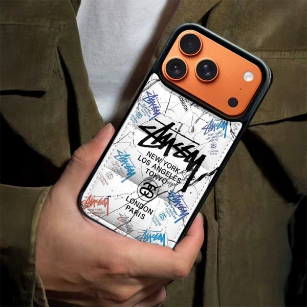 Stussy ステューシーアイフォン17 air 16 pro max 15 plus 14pro 16e ブランドケースアイフォンAir /16プロ マックス/15 17 プロ/16カバー 落下防止ブランドiPhone  16プロマックス15 14 17 Air スマホカバー激安アイフォン17/17e/15/14 13pro 12 16+ケースブランド 手触り良い 