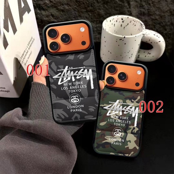 Stussy ステューシーアイフォン18pro 17 air 16 pro max 15 plus 14pro 16e ブランドケースハイブランドiphone 17e 16e 18 17 Pro Max 15 Plusケースカバー男女兼用iPhone  18 Air 15 14 16 17pro maxケースカバーアップル 18 15+ 14pro 16e 17eブランドスマホカバー薄型オシャレ