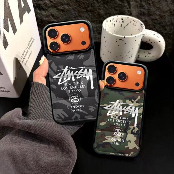 Stussy ステューシーアイフォン18pro 17 air 16 pro max 15 plus 14pro 16e ブランドケースハイブランドiphone 17e 16e 18 17 Pro Max 15 Plusケースカバー男女兼用iPhone  18 Air 15 14 16 17pro maxケースカバーアップル 18 15+ 14pro 16e 17eブランドスマホカバー薄型オシャレ