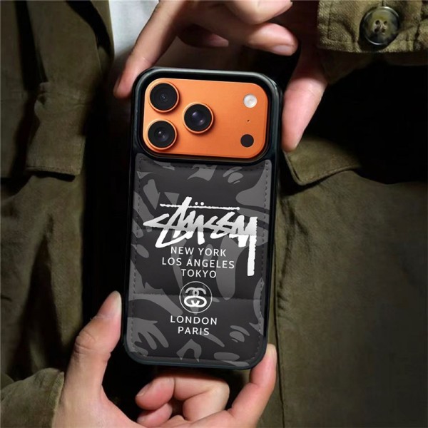 Stussy ステューシーアイフォン18pro 17 air 16 pro max 15 plus 14pro 16e ブランドケースハイブランドiphone 17e 16e 18 17 Pro Max 15 Plusケースカバー男女兼用iPhone  18 Air 15 14 16 17pro maxケースカバーアップル 18 15+ 14pro 16e 17eブランドスマホカバー薄型オシャレ