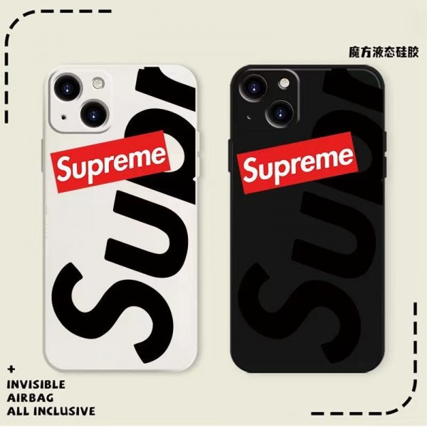 Supreme シュプリームアイフォン15 ultra 14proブランドケースブランドiPhone 15 14 プロマックススマホカバー激安アイフォン15/14proケースブランド 手触り良い 男女兼用iPhone 15 14 pro maxケースカバー