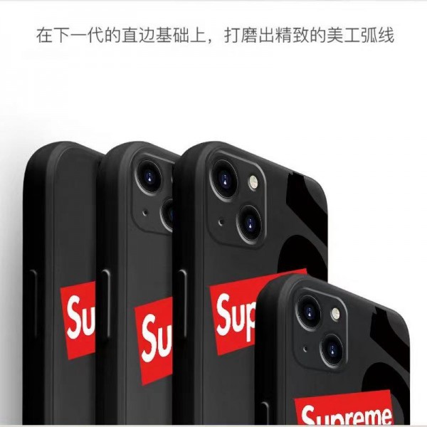 Supreme シュプリームアイフォン15 ultra 14proブランドケースブランドiPhone 15 14 プロマックススマホカバー激安アイフォン15/14proケースブランド 手触り良い 男女兼用iPhone 15 14 pro maxケースカバー