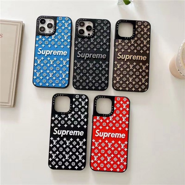 Lv ルイヴィトン Supreme シュプリームアイフォン15 ultra 14proブランドケースハイブランドiphone 14 Pro Max 15 Plusケースカバー耐衝撃のiPhone 15 14 ultra plusスマホケースブランドiPhone 15 14 プロマックススマホカバー激安