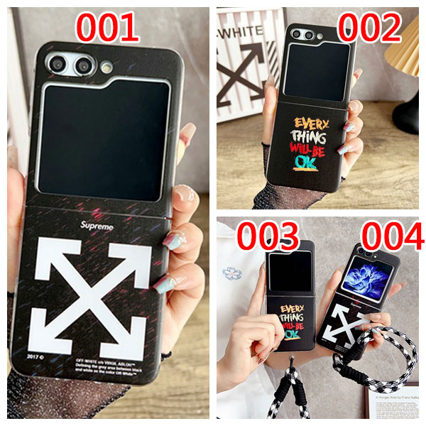 Supreme シュプリーム Off-White オフホワイトブランド Samsung Z flip 6 flip 3 4スマホカバー 流行りSamsung Z Fold5 4スマホケース気質オシャレブランドギャラクシー Z Flip5 4カバー 落下保護Galaxy Z Flip5/4ケース 高級感 シンプル 逸品