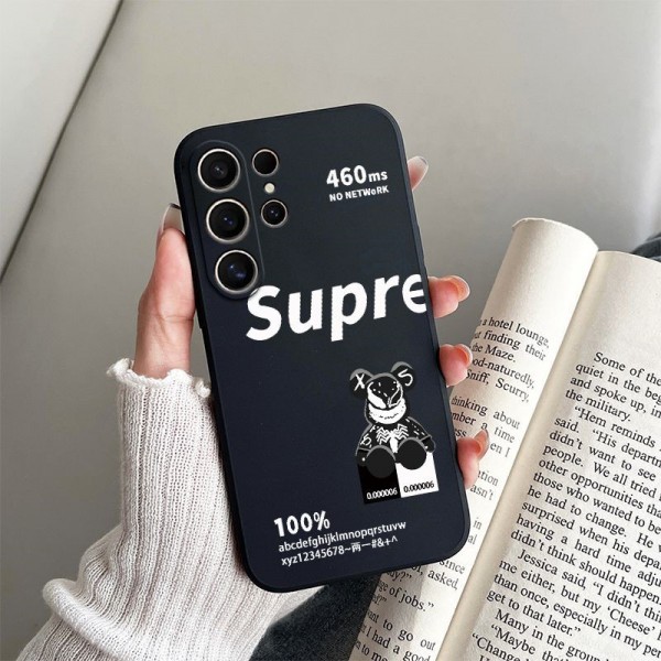 Kaws カウズ Supreme シュプリーム セレブ愛用Galaxy S23 S24 samsung s24 ultraケース iphone 15 14 13サムスンS23/S24+/S24ULTRAカバーケース耐衝撃かわいいのgalaxy s24 plus ultraケース大人気高級感っぽいブランドスマホケースgalaxy s24