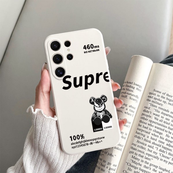 Kaws カウズ Supreme シュプリーム セレブ愛用Galaxy S23 S24 samsung s24 ultraケース iphone 15 14 13サムスンS23/S24+/S24ULTRAカバーケース耐衝撃かわいいのgalaxy s24 plus ultraケース大人気高級感っぽいブランドスマホケースgalaxy s24