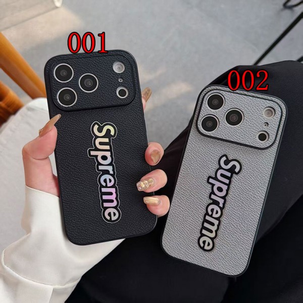 Supreme シュプリームハイブランドiphone Air 16e 14 17 Pro Max 15 Plusケースカバー耐衝撃のiPhone 17pro 16e 15 pro max 14  13 12 plusスマホケースアイフォン17/air/15/14 13pro 12 16+ケースブランド 手触り良い 男女兼用iPhone  Air 15 14 16 17pro maxケースカバー
