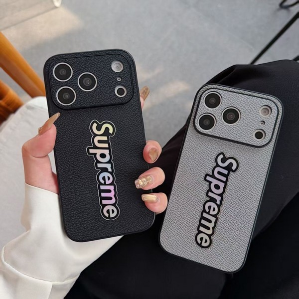 Supreme シュプリームハイブランドiphone Air 16e 14 17 Pro Max 15 Plusケースカバー耐衝撃のiPhone 17pro 16e 15 pro max 14  13 12 plusスマホケースアイフォン17/air/15/14 13pro 12 16+ケースブランド 手触り良い 男女兼用iPhone  Air 15 14 16 17pro maxケースカバー