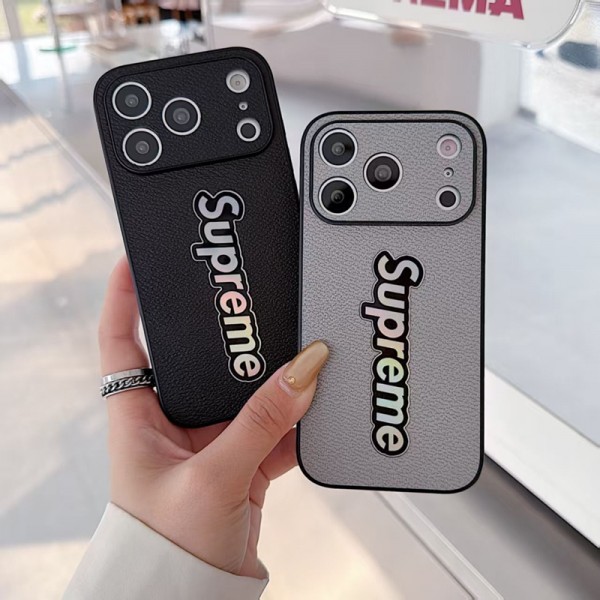 Supreme シュプリームハイブランドiphone Air 16e 14 17 Pro Max 15 Plusケースカバー耐衝撃のiPhone 17pro 16e 15 pro max 14  13 12 plusスマホケースアイフォン17/air/15/14 13pro 12 16+ケースブランド 手触り良い 男女兼用iPhone  Air 15 14 16 17pro maxケースカバー