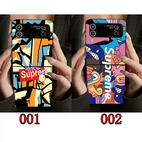 Supreme シュプリームブランド Samsung Z Fold 7 6 5 4 flip 7 6 5 4スマホカバー 流行りかわいいGalaxy Z flip Fold 5 4 6 7 ケース 耐衝撃レザーGalaxy Z Flip7 5 4 6スマホケース 携帯カバーブランドギャラクシー Z Flip7 5 4 6カバー 落下保護