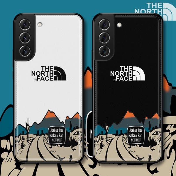 THE NORTH FACE ブランド Galaxy S23 S24 Ultra plus/A54/a53カバー 加州道路の柄 ザノースフェイス IPHONE 15 14 pro max/16 plusスマホケース 薄型 スリム XPERIA 1 10 V/1/5/10 IVケース 放熱性よい 個性 ファッション 男女ペア