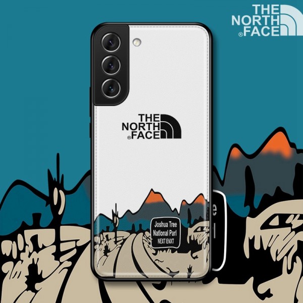 THE NORTH FACE ブランド Galaxy S23 S24 Ultra plus/A54/a53カバー 加州道路の柄 ザノースフェイス IPHONE 15 14 pro max/16 plusスマホケース 薄型 スリム XPERIA 1 10 V/1/5/10 IVケース 放熱性よい 個性 ファッション 男女ペア
