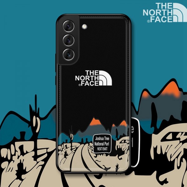 THE NORTH FACE ブランド Galaxy S23 S22 Ultra plus/A54/a53カバー 加州道路の柄 ザノースフェイス IPHONE 15 14 pro max/13 12 mini/11スマホケース 薄型 スリム XPERIA 1 10 V/1/5/10 IVケース 放熱性よい 個性 ファッション 男女ペア