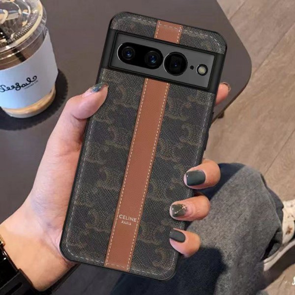 Celine ザ・ノース・フェイス THE NORTH FACE セリーヌ Google Pixel 7 8 proブランドケース グーグル ピクセル 8 7プロカバー 落下防止ブランド 手触り良い ブランドスマホカバー薄型オシャレ