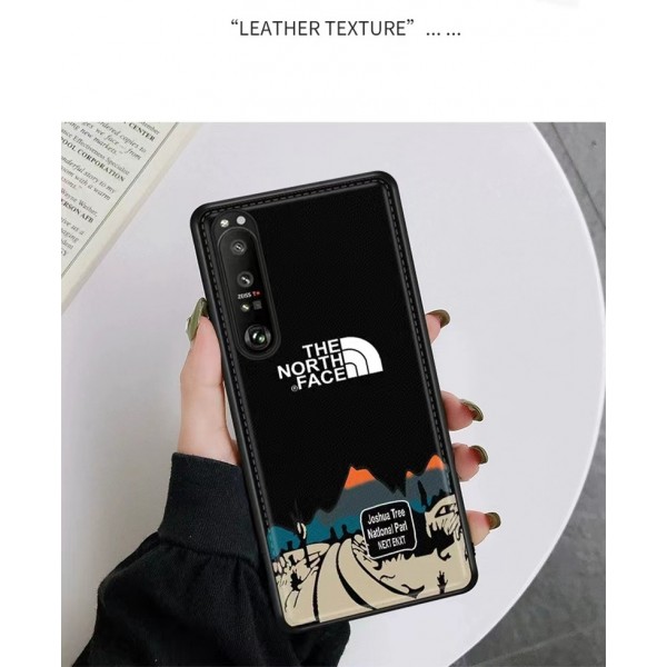 THE NORTH FACE ザ・ノース・フェイス Xperia 10 V 1 IVギャラクシーs23 s22 s24ケース ブランドモノグラム Xperia 1 V SO-51D iphone16 15 plusケースブランドiphone15ケースギャラクシーs23 ultraカバー ファッションXperia 5 IV III 1 10 Vスマホケース 激安