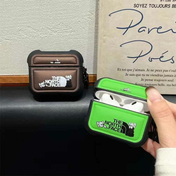 ザノースフェイス THE NORTH FACEブランド Airpods 4/3/Pro2ケース 保護 エアーポッズ 第四世代ケース 便利 カラビナ付き軽量 エアーポッズ 4/プロ2/3カバー 紛失防止airpods 4 pro2ケース シリコン
