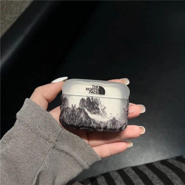 ザノースフェイス THE NORTH FACE 第3世代 airpods Pro3/4/pro2 ケース ハイブランド 落下防止軽量 エアーポッズ プロ3/4/プロ2/3カバー 紛失防止ブランド Airpods Pro3/Pro2/3 4メンズ レディースairpods Pro3/pro2/4 3ケース ストラップ付き