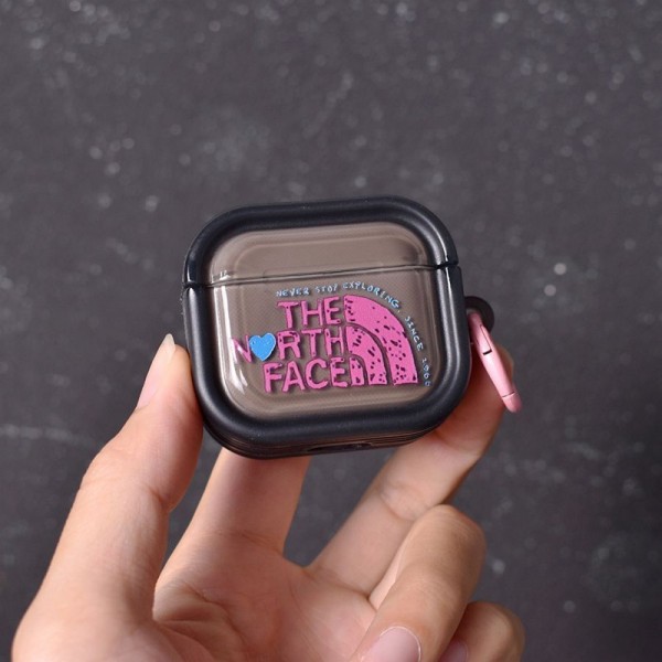 ザノースフェイス THE NORTH FACE エアーポッズ 第四世代ケース 便利 カラビナ付き軽量 エアーポッズ プロ3/4/プロ2/3カバー 紛失防止ブランド Airpods Pro3/Pro2/3 4メンズ レディースairpods Pro3 4 pro2ケース シリコン