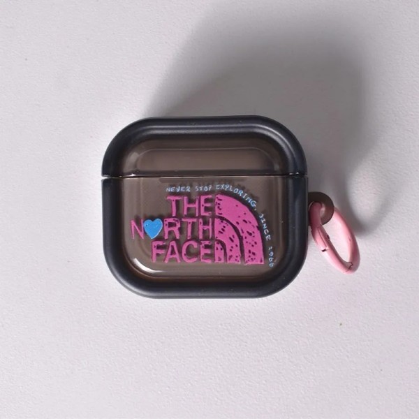 ザノースフェイス THE NORTH FACE エアーポッズ 第四世代ケース 便利 カラビナ付き軽量 エアーポッズ プロ3/4/プロ2/3カバー 紛失防止ブランド Airpods Pro3/Pro2/3 4メンズ レディースairpods Pro3 4 pro2ケース シリコン