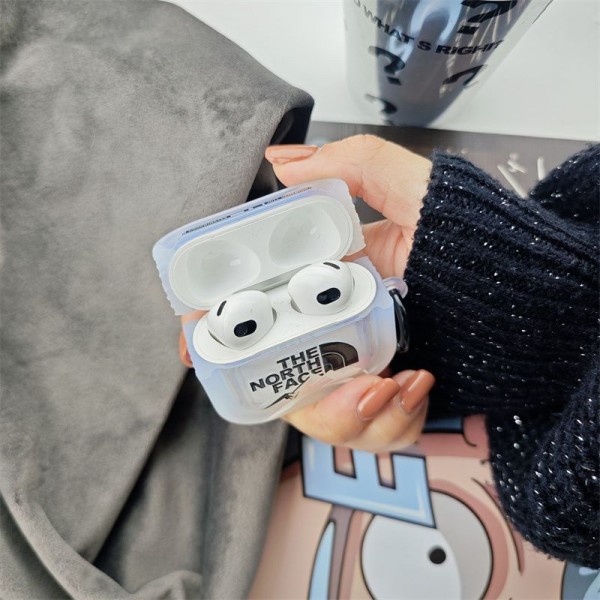ザノースフェイス THE NORTH FACE 第3世代 airpods Pro3/4/pro2 ケース ハイブランド 落下防止軽量 エアーポッズ プロ3/4/プロ2/3カバー 紛失防止airpods Pro3 4 pro2ケース シリコンairpods Pro3/pro2/4 3ケース ストラップ付き