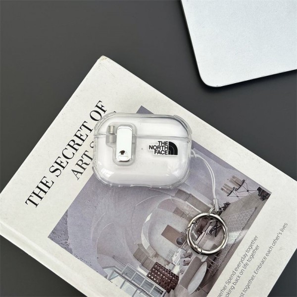 ザノースフェイス THE NORTH FACE エアーポッズ 第四世代ケース 便利 カラビナ付き 第3世代 airpods Pro3/4/pro2 ケース ハイブランド 落下防止airpods Pro3 4 pro2ケース シリコンairpods Pro3/pro2/4 3ケース ストラップ付き