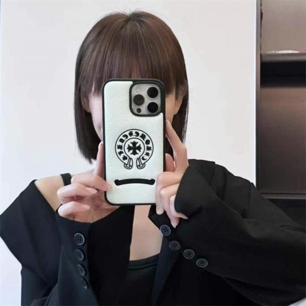 クロムハーツ Chrome Heartsハイブランドiphone16 14 Pro Max 15 PlusケースカバーブランドiPhone  16プロマックス15 14スマホカバー激安アイフォン15/14 13pro 12 ケースブランド 手触り良い 男女兼用iPhone 15 14 16 pro maxケースカバー