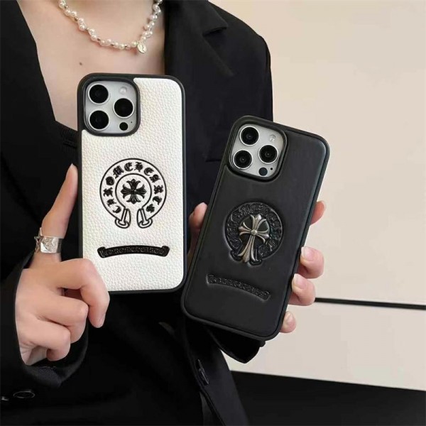 クロムハーツ Chrome Heartsハイブランドiphone16 14 Pro Max 15 PlusケースカバーブランドiPhone  16プロマックス15 14スマホカバー激安アイフォン15/14 13pro 12 ケースブランド 手触り良い 男女兼用iPhone 15 14 16 pro maxケースカバー