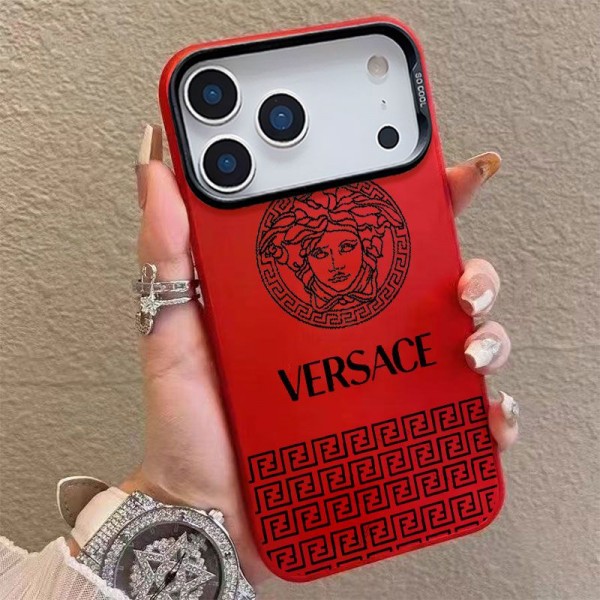 Versace ヴェルサーチェアイフォン17 air 16 pro max 15 plus 14pro 16e ブランドケースハイブランドiphone Air 16e 14 17 Pro Max 15 PlusケースカバーアイフォンAir /16プロ マックス/15 17 プロ/16カバー 落下防止男女兼用iPhone  Air 15 14 16 17pro maxケースカバー