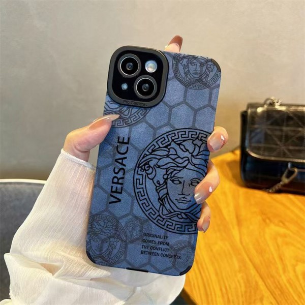 Versace ヴェルサーチハイブランドiphone Air 16e 14 17 Pro Max 15 PlusケースカバーブランドiPhone  16プロマックス15 14 17 Air スマホカバー激安アイフォン17/air/15/14 13pro 12 16+ケースブランド 手触り良い 男女兼用iPhone  Air 15 14 16 17pro maxケースカバー