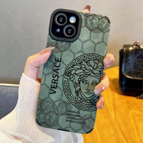 Versace ヴェルサーチハイブランドiphone Air 16e 14 17 Pro Max 15 PlusケースカバーブランドiPhone  16プロマックス15 14 17 Air スマホカバー激安アイフォン17/air/15/14 13pro 12 16+ケースブランド 手触り良い 男女兼用iPhone  Air 15 14 16 17pro maxケースカバー