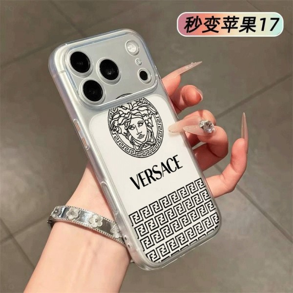 Versace ヴェルサーチェハイブランドiphone 17e 16e 18 17 Pro Max 15 Plusケースカバーアイフォン18/Air/16プロ マックス/15 17 プロ/16カバー 落下防止耐衝撃のiPhone 18pro max Air 17pro 16e 15 pro max 17eスマホケースアップル 18 15+ 14pro 16e 17eブランドスマホカバー薄型オシャレ