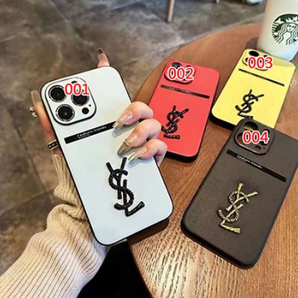 Ysl イブサンローランアイフォン 15 14プロ マックス/14プロ/14カバー 落下防止ブランドiPhone 15 14 プロマックススマホカバー激安アイフォン15/14proケースブランド 手触り良い 男女兼用iPhone 15 14 pro maxケースカバー