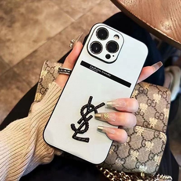 Ysl イブサンローランアイフォン 15 14プロ マックス/14プロ/14カバー 落下防止ブランドiPhone 15 14 プロマックススマホカバー激安アイフォン15/14proケースブランド 手触り良い 男女兼用iPhone 15 14 pro maxケースカバー