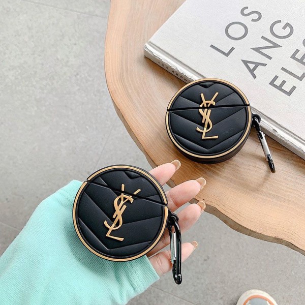 Ysl イブサンローラン 第3世代 airpods 4/pro2 ケース ハイブランド 落下防止軽量 エアーポッズ 4/プロ2/3カバー 紛失防止ブランド Airpods Pro2/3 4メンズ レディースairpods 4 pro2ケース シリコン